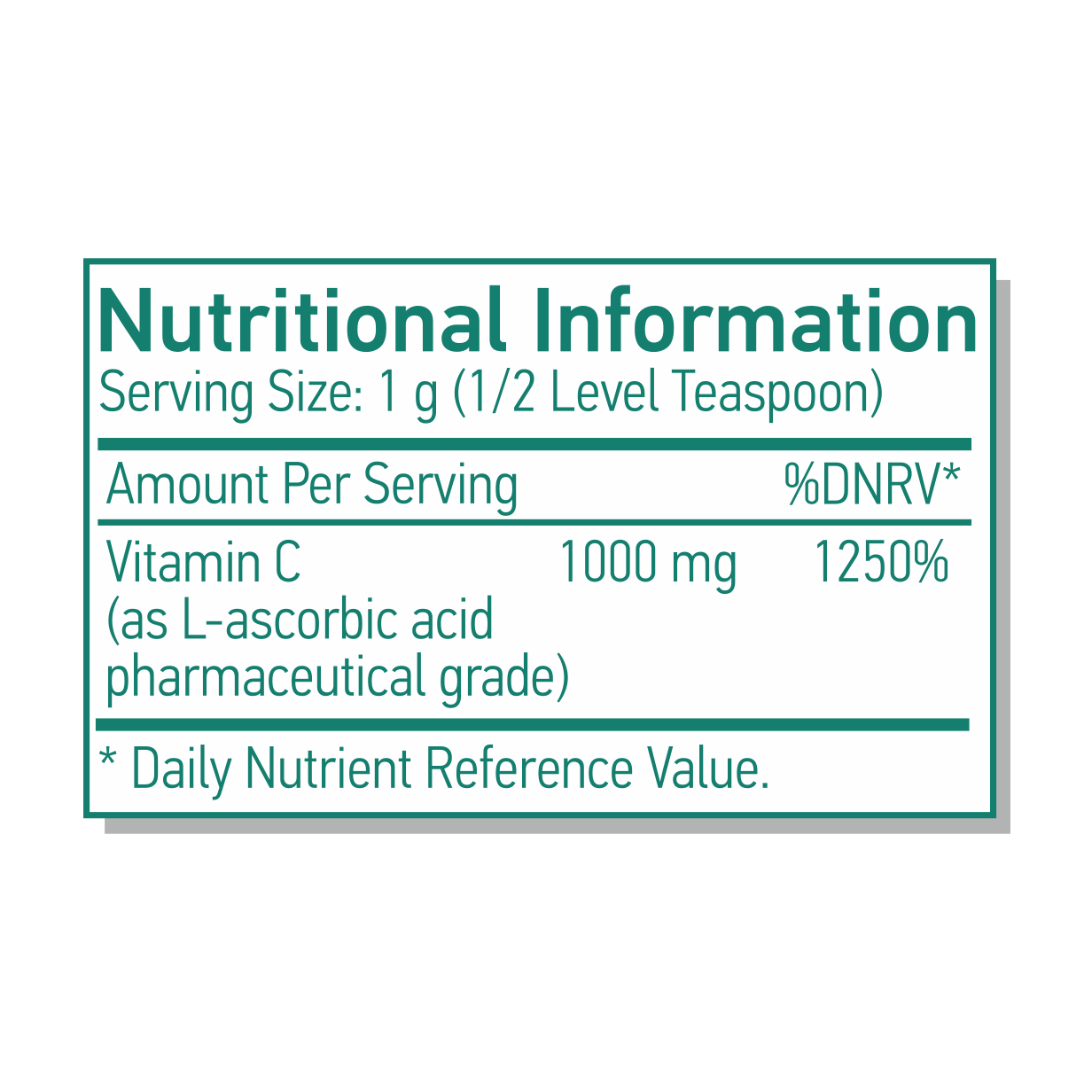 VITAMIN C CRISTALLINE POWDER 200g