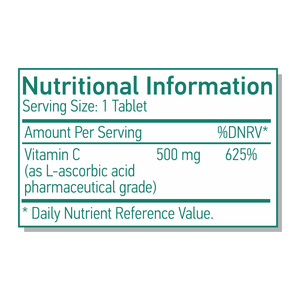 VITAMIN C 500MG TABLETS