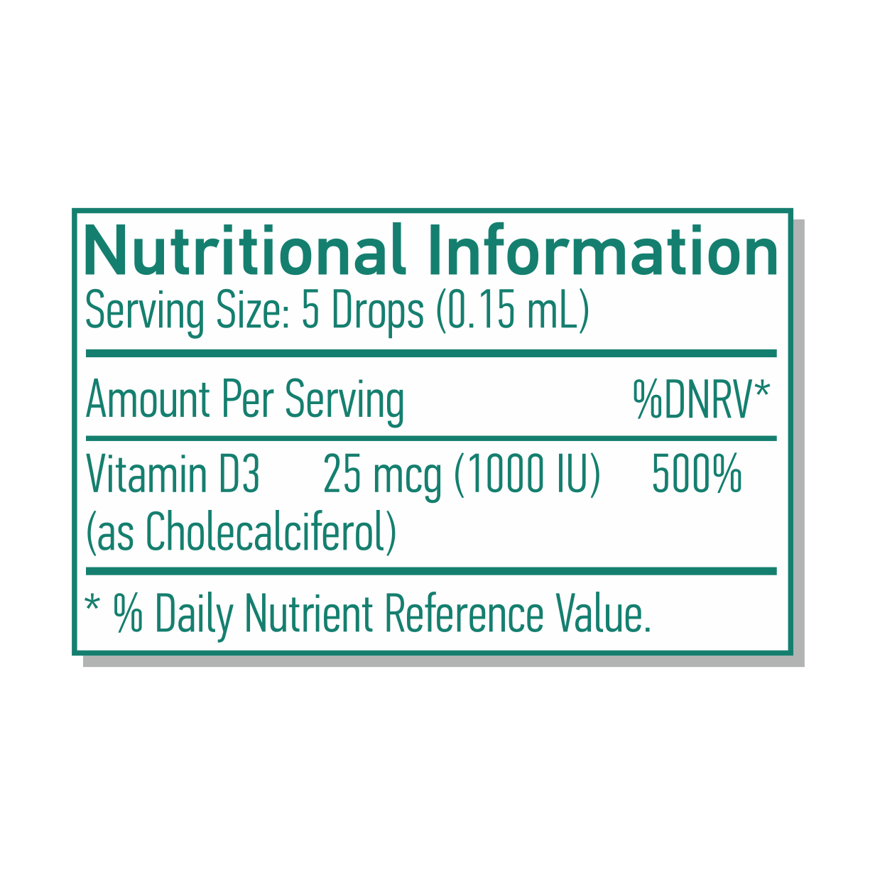 VITAMIN D3 50ml LIQUID